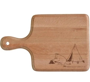 Moomin Valley natural cooking cutting board kitchen tool square - Picture 1 of 3