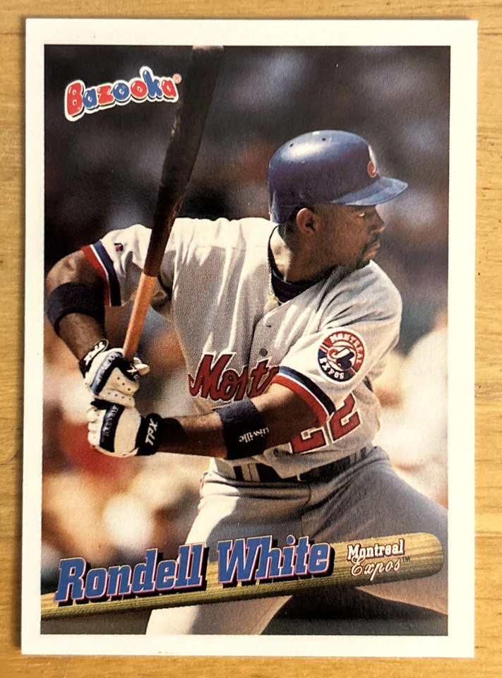 1996 Topps Bazooka Rondell White Baseball Card #3 Expos Mid-Grade EXMT O/C - Image 1 of 2