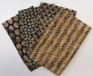 #BHYB-001 - (4) Half Yard Batik fabric bundle - 100% cotton - Bild 1 von 1