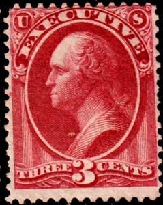 EAS_STAMPS US #O12 MNG F Executive 3 cent on thin paper SCV. $320.00 - Picture 1 of 1