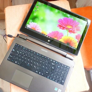 Medion S6214T Convertible Riesiges 2in1 Format 15Zoll TOUCH FULLHD QUAD CORE l5 - Bild 1 von 19