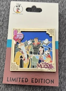 DISNEY DEC MULAN LI SHANG YAO LING CHIEN PO & EMPEROR FRAME LE 250 PIN - Picture 1 of 6