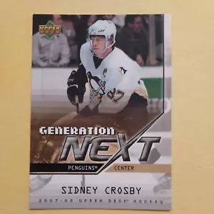 SIDNEY CROSBY 2007-08 PONTE SUPERIORE HOCKEY INSERTO NUOVA GENERAZIONE - VENDITA AL DETTAGLIO #GN13 - Foto 1 di 2