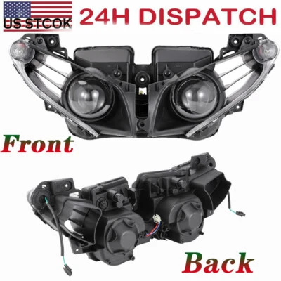 Front Headlight Head Lamp Light Assembly Fit for Yamaha YZF-R1 2012 2013 2014 - Image 1 of 4