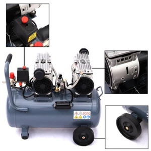 50L Silent Oilless Air Compressor 3.5HP 9.6CFM 60db Quite 0.8Mpa Portable - Picture 1 of 13