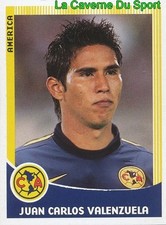 006 JUAN VALENZUELA MEXICO CF.AMERICA FIRST DIVISION OPENING 2010 PANINI