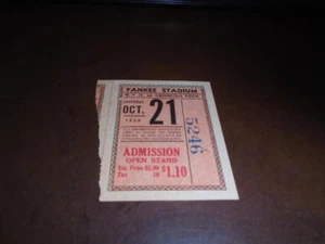 1939 CARNEGIE TECH VS NYU COLLEGE FOOTBALL TICKET STUB EX-MINT - Picture 1 of 2