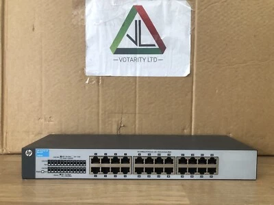 HP 1410-24 with No Brackets HP J9663A Fast Ethernet Unmanaged Switch -Inc VAT - Image 1 of 4