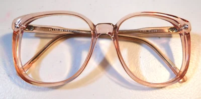 Vintage ELITE OPTICAL Fairway Pink 54/20 Eyeglass Frame New Old Stock #E5 - Image 1 of 4