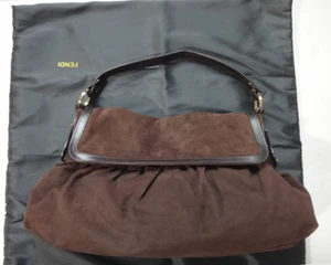 FENDI Fendi Shoulder bag Zucca Suede Canvas Mamma Bucket Bag - Picture 1 of 6