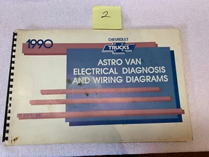 1990 CHEVROLET ASTRO VAN ELECTRICAL DIAGNOSIS / WIRING DIAGRAM SHOP MANUAL - Picture 1 of 7