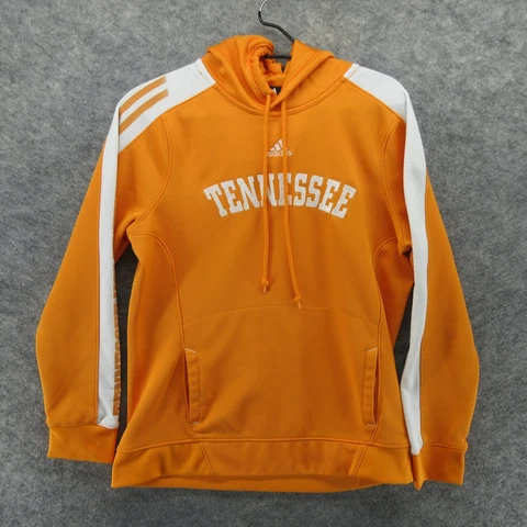 Tennessee Volunteers Sweatshirt Mens Large Orange Adidas Hoodie Sweater UT Vols Cover