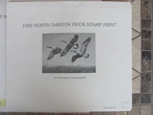 ND1  1982 N Dakota  State Duck Stamp Print #ND1XV15 DSS - Picture 1 of 2