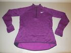 Nike Element Sphere 1/2 Zip Long Sleeve Running Shirt 686963 507 Purple Womens S