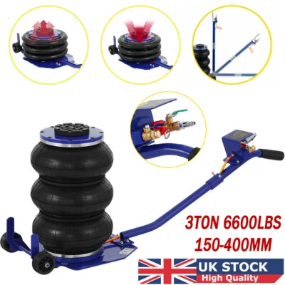 Triple Bag Air Jack 3 Ton/6600 lbs Pneumatic Jack for Car SUV Lifting Height Up - Image 1 of 4