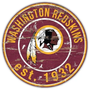 "Calcomanía pegatina para parachoques de coche con insignia grunge de los Washington Redskins de la NFL - 3"" o 5""" - Imagen 1 de 1