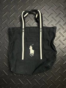 Vintage Polo Ralph Lauren Tasche groß Schulter zwei Riemen Henkeltasche Original - Bild 1 von 6