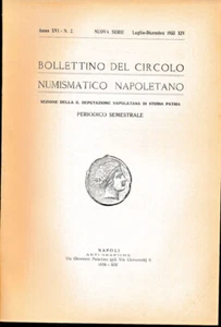 HN 1935 n. 2 BOLLETTINO DEL CIRCOLO NUMISMATICO NAPOLETANO a30 - Picture 1 of 1
