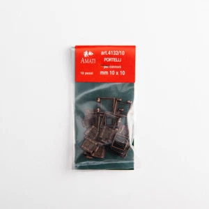 Amati AM4132-10 Portelli per cannoni 10x10 mm (10 pz) modellismo - Foto 1 di 4