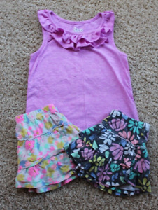 Girls Circo size S 6/6X Tank Top and Skirts