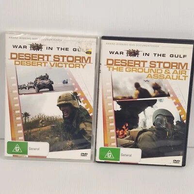DVD Documentary Desert Storm Desert Victory & The Ground & Air Assult New  - Image 1 of 4