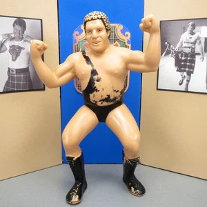 Correa Negra Andre The Giant De Colección 1989 LJN Grand Toys WWF Superestrellas de Lucha Libre - Imagen 1 de 15