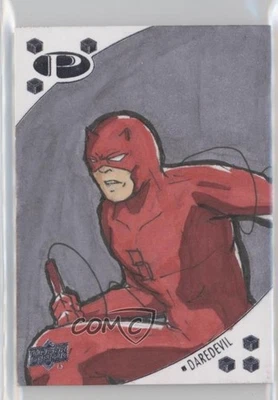 2017 Upper Deck Marvel Premier 1/1 Ethan Gray Auto Sketch 5x5 - Image 1 of 3