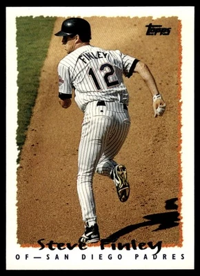 1995 Topps Traded & Rookies #91T Steve Finley - Image 1 of 2