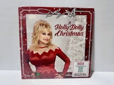 Dolly Parton Vinyl Album Holly Dolly Christmas Peppermint (Brand New & Sealed) - Image 1 of 4