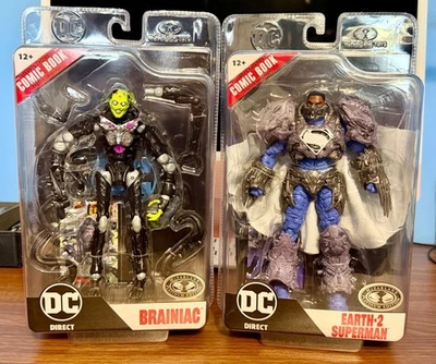 DC Direct McFarlane Platinum Edition Superman Earth-2 + Braniac! - Image 1 of 4