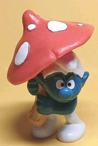 Bully® Schlumpf mit Pilz Puffi Pitufo Schtroumpf Smurf™(Nr.526) - Picture 1 of 2