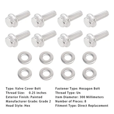 400-7507 Stainless 300 Hex Valve Cover Bolt Kit A3 - Image 1 of 4