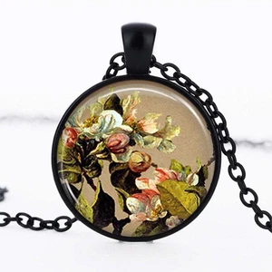 Collana cabochon fiori di melo - Foto 1 di 2