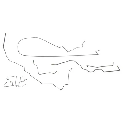 Juego de línea de freno preformada de acero inoxidable para Jeep Grand Cherokee 1995-96 sin ABS Foto 1 de 4