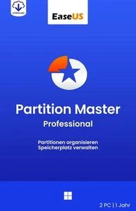 EaseUS Partition Master Professional 19, Windows 2PC, 1 Jahr Digitaler Download - Bild 1 von 6