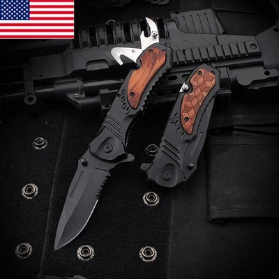 Складной карманный нож для мужчин, нож для выживания, туристический режущий инструмент, инструмент для кемпинга - Изображение 1 из 4