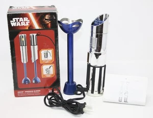 Disney Star Wars Lightsaber Immersion Hand Blender Anakin Stainless Steel Blue - Picture 1 of 14