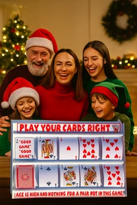 PLAY YOUR CARDS RIGHT THE COMPLETE FAMILY TV SHOW CON TODOS LOS ACCESORIOS - Imagen 1 de 7