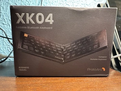ProtoArc Foldable Compact Keyboard XK04 Portable Bluetooth Keyboard - Image 1 of 3