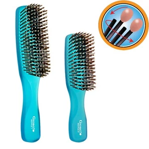 Juego de cepillos de pelo sensibles al cuero cabelludo cerdas de nailon de neón suave - Imagen 1 de 29
