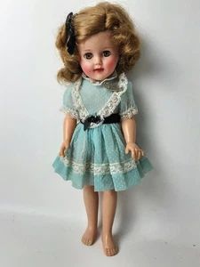 SHIRLEY TEMPLE Vintage 1950's IDEAL ST-14 Doll Original Dress babydoll eyes - Picture 1 of 10