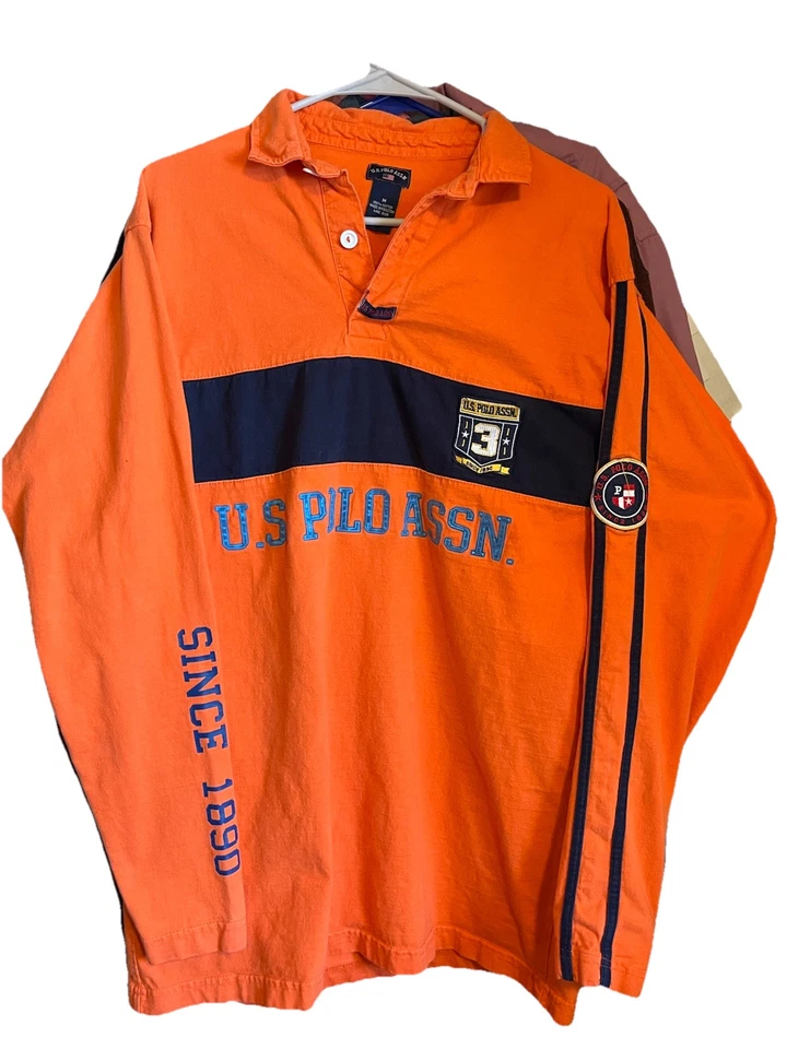 Camisa POLO Rugby Estilo Manga Larga Talla M Foto 1 de 4