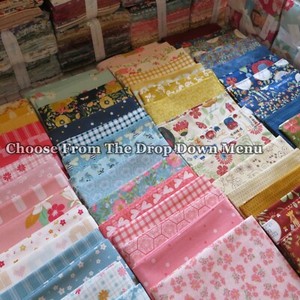 Floral & Patriotic Fat 1/4's By Riley Blake, $3.99 Ships Any Amount Of Fabric.