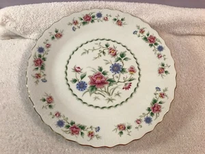 Andrea by Sadek Dinner cake plate Spring Night Floral Design OH3985 - Picture 1 of 8