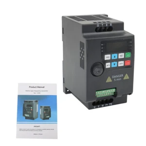 2.2KW VFD 220V 3HP 1 to 3 Phase Variable Frequency Drive Inverter - Picture 1 of 17