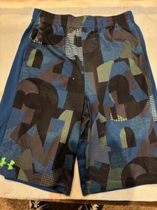Boys Under Armour multi color athletic shorts YXL - Picture 1 of 3