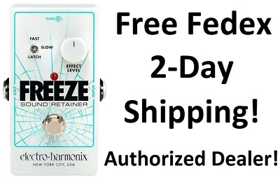 New Electro-Harmonix EHX Freeze Sound Retainer Guitar Effects Nano Pedal - Image 1 of 4