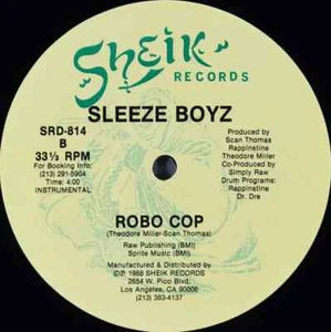 Sleeze Boyz Robo Cop STILL SEALED Vinyl Single 12inch NEW OVP Sheik Records - Picture 1 of 1