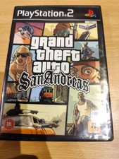 Grand Theft Auto -San Andreas- PS-2 Game Complete - with Map