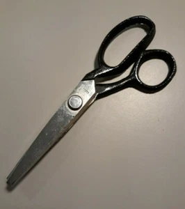 Vintage Zackenschere Schere Wellenschliff Japan 7" langer Griff & Klinge sehr guter Zustand - Bild 1 von 4